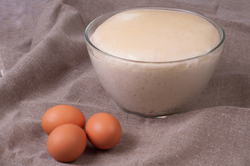 Food ingredients for baking pie
