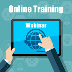 Webinar Training, Online Conference and Education using Mobile Device