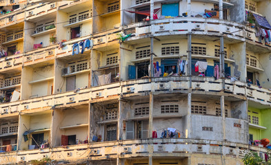 The appearance of apartments in Phnom Penh