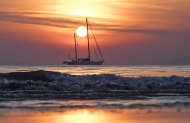 Sailing yacht