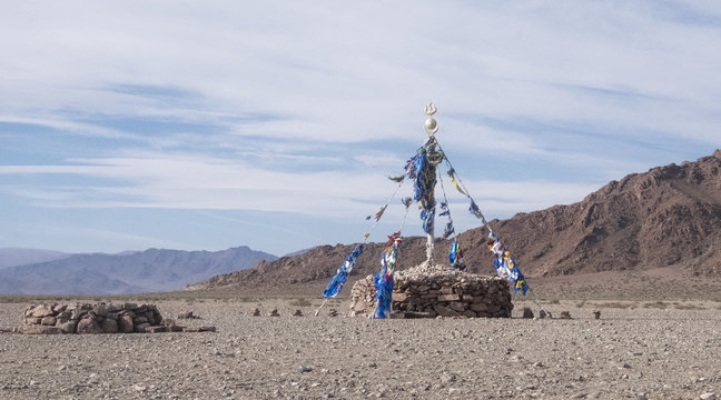 Stone Buddhist monument