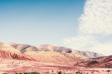 Hills and mountains in Morocco