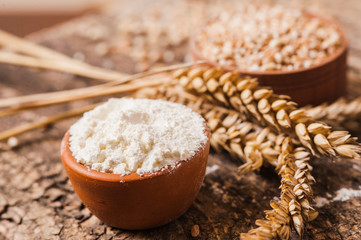 Ear of wheat bread