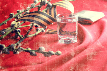 Retro effect on Great Patriotic War medals composition