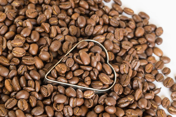 Coffee beans background image
