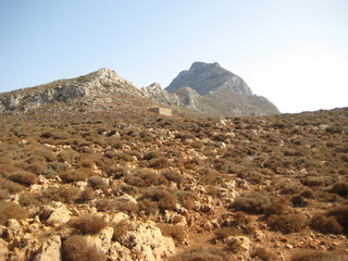 Bucht von Balos Berg Weg