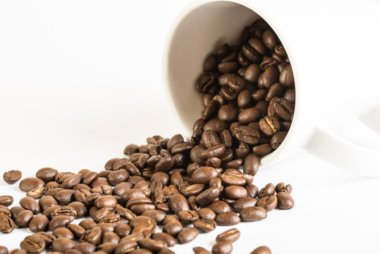 Coffee beans background image