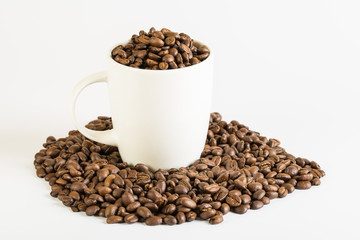 Coffee beans background image