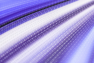 Obraz premium Internet Netzwerk Binärcode Daten Glasfaser 