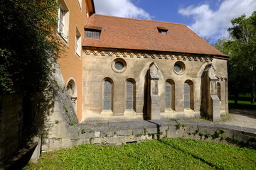 Fototapeta na wymiar Kloster Schulpforte in Schulpforte bei Naumburg an der Straße d