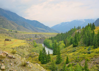 Fototapeta na wymiar River Chuya, Altai, Siberia, Russia