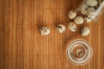 fresh quail eggs