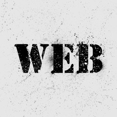 Web background word