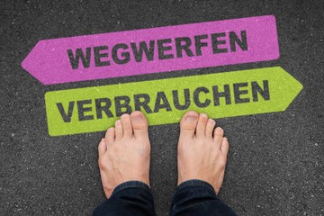 th f wegwerfen verbrauchen I