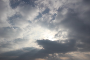 Fototapeta premium Lueur dans le ciel