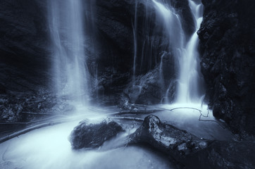 waterfall at night detail © andreiuc88