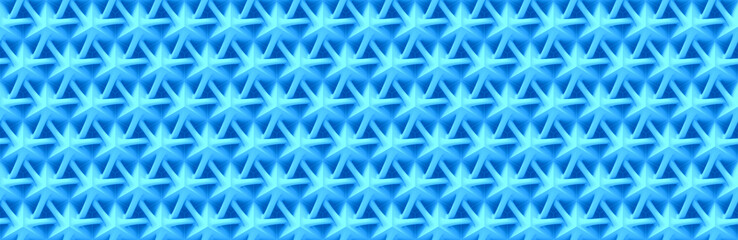 blue abstract background made of connected cubes (seamless)