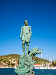 Obraz premium the statue of Odysseus