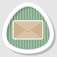 Vector colorful envelope icon