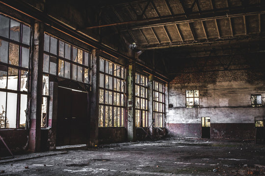 Old Rusty Factory Room