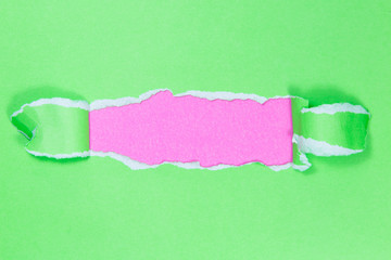 Blank torn paper with copy-space.