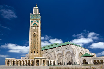 Fototapeta na wymiar Morocco. Casablanca. Mosque of Hassan II