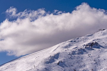 Fototapeta na wymiar Austria ski slope