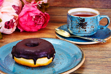 Delicious Sweet Chocolate Donut
