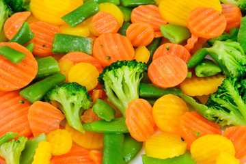 Steamed Vegetables Potatoes, Carrots, Cauliflower, Broccoli