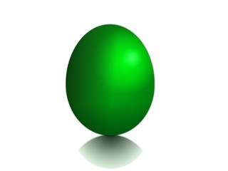 Osterei Grün