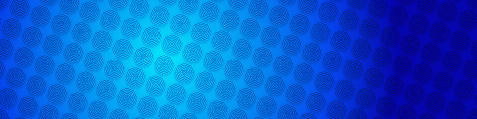 blue tech background with octagon based ring shapes