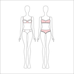 Lingerie. panties. bra. lingerie set