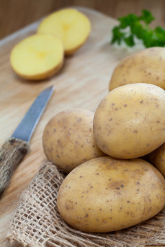 Ungeschälte Kartoffeln 