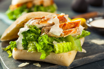 Homemade Chicken Caesar Sandwich