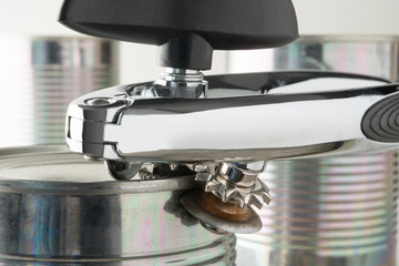 Closeup of a Side Can Opener