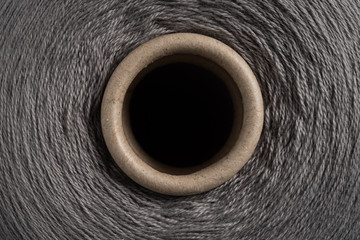 Grey Thread Spool Hole