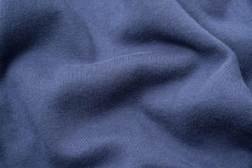 Fototapeta na wymiar Blue Cloth Swatch