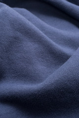 Fototapeta na wymiar Blue Cloth Fabric Swatch