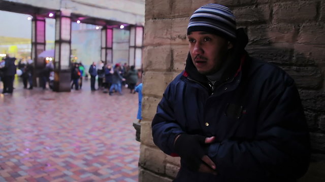 Criminal. Nervous drug dealer sell drugs woman. Addiction, unhealthy lifestyle