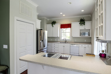 Modern open concept kitchen