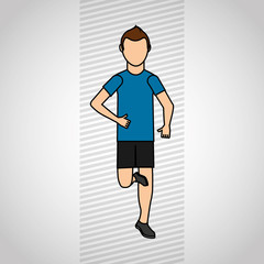 gym sport icon design 