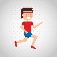 gym sport icon design 