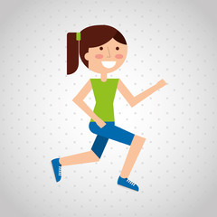 gym sport icon design 