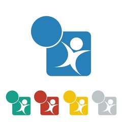 children logo icon Vector