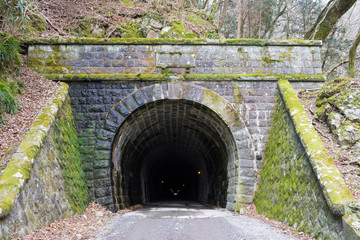 Fototapeta na wymiar Amagisan Zuidou / Old Amagi Tunnel