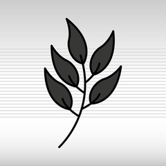 leaf icon design 