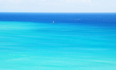 blue sea in Hawaii