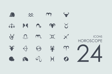Set of Horoscope icons