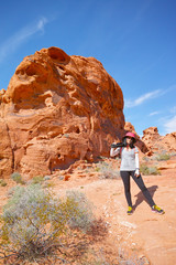 traveler in the field