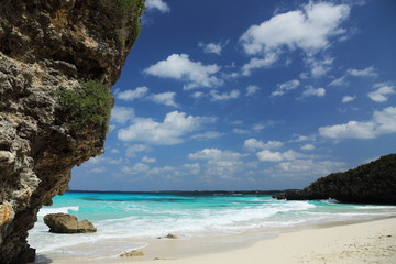 Naklejka premium beautiful beach : Miyakojima,Okinawa, Japan